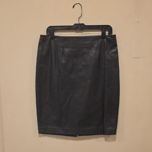 Ann Taylor Vegan Leather Skirt